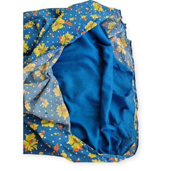 Draper James Blue Mini Dress XS - Polka Dot Floral Style - Picture 14 of 16